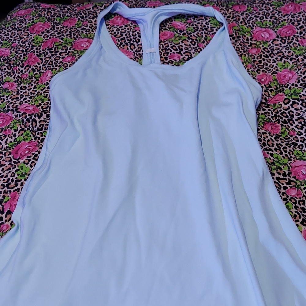 Lululemon sky-blue tanktop